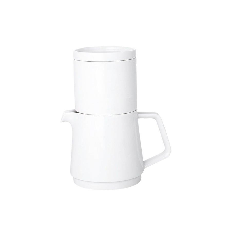 Coffee & Tea KINTO | Faro Coffee Dripper & Pot 430Ml White