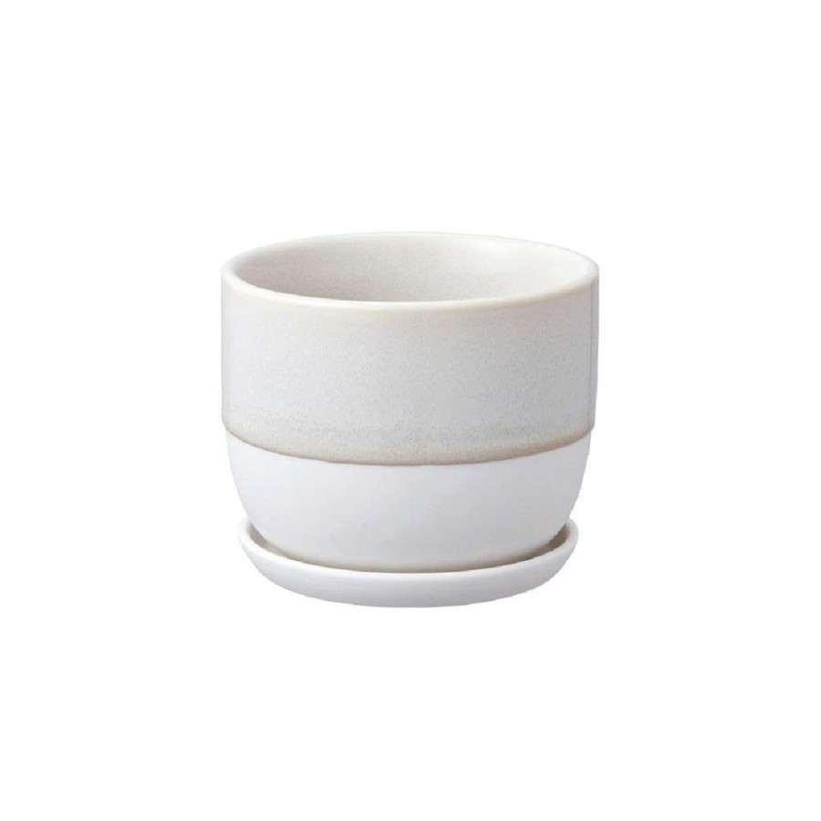 Accents KINTO | Plant Pot 193_ 140Mm / 6In Beige