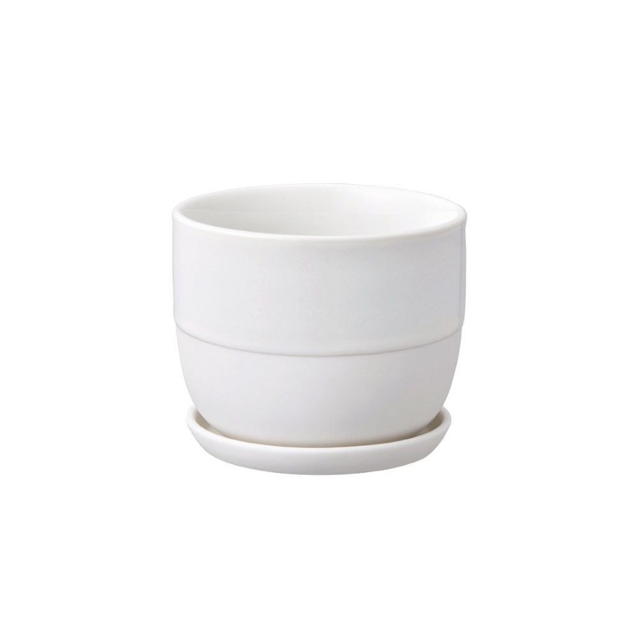 Accents KINTO | Plant Pot 193_ 140Mm / 6In Beige