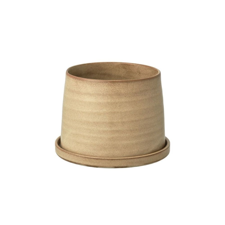 Accents KINTO | Plant Pot 192_ 125Mm / 5In Beige