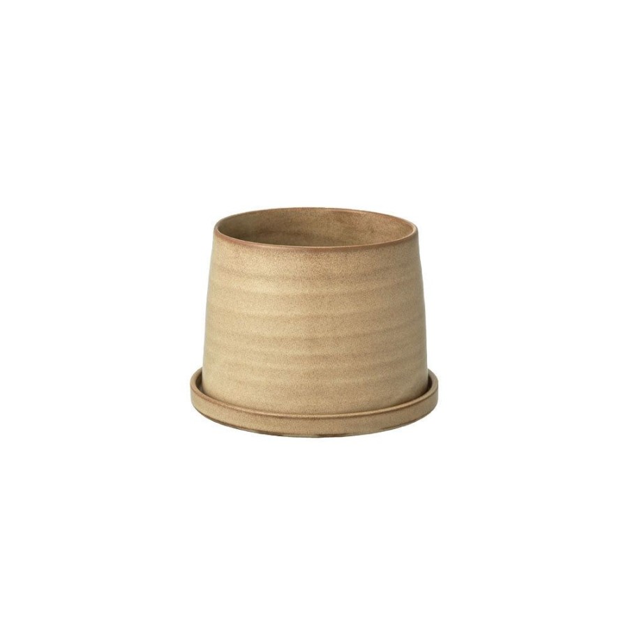 Accents KINTO | Plant Pot 192_ 110Mm / 4In Beige