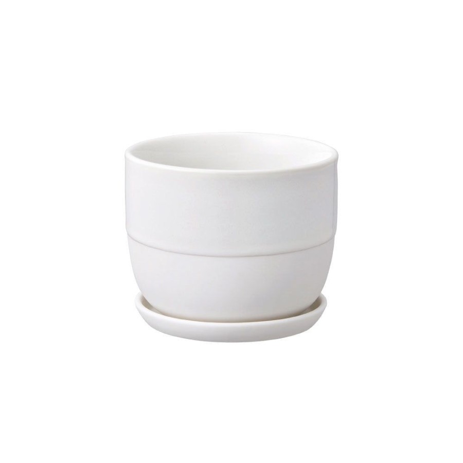 Accents KINTO | Plant Pot 193_ 140Mm / 6In Beige