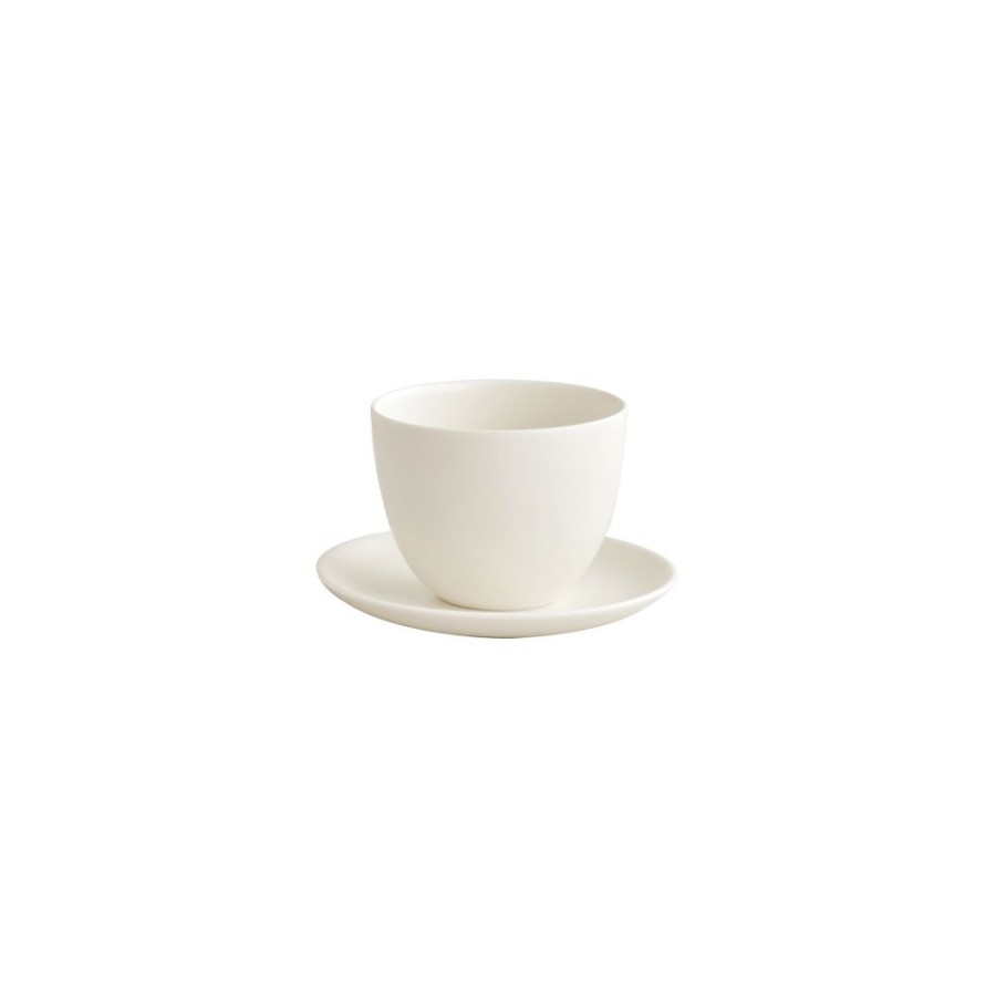 Coffee & Tea KINTO | Pebble Cup & Saucer 180Ml Black