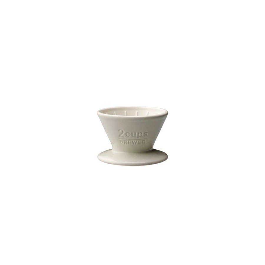 Coffee & Tea KINTO | Scs Porcelain Brewer 2-Cup White