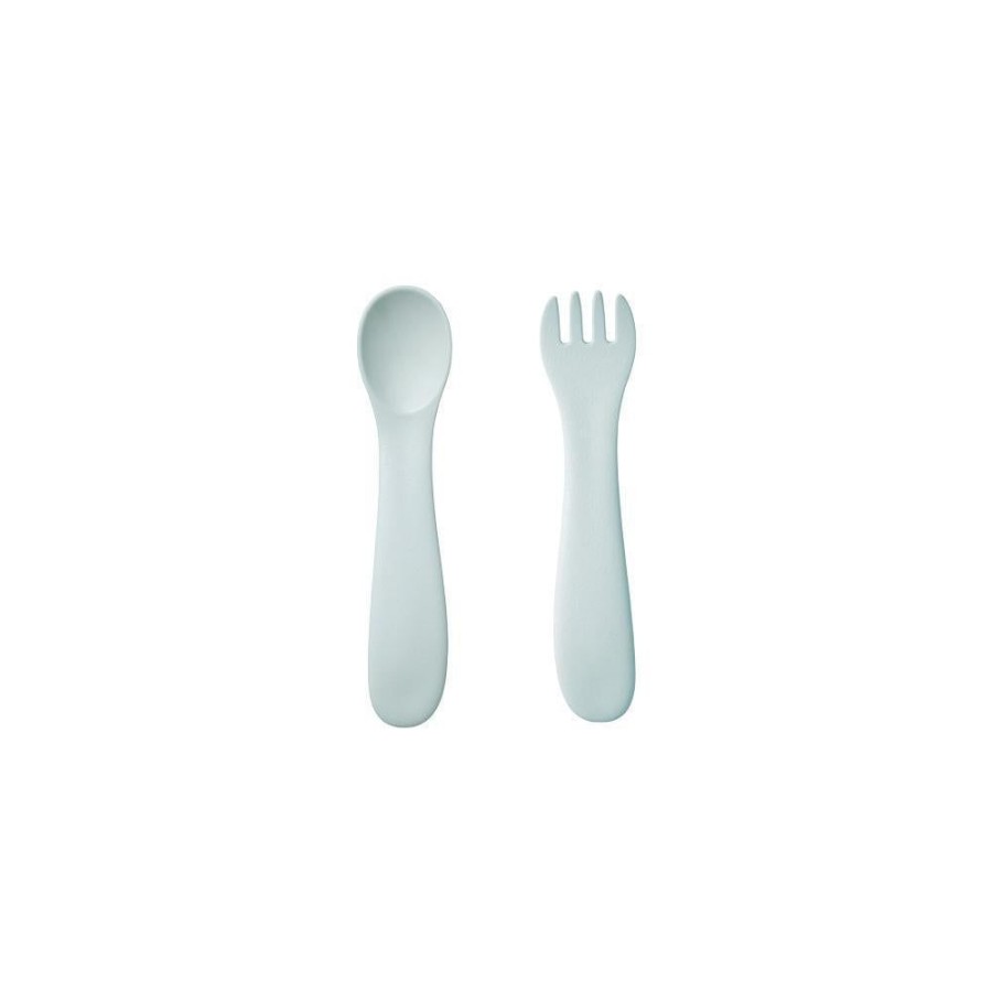 Drinkware KINTO | Bonbo Spoon & Fork Blue Grey