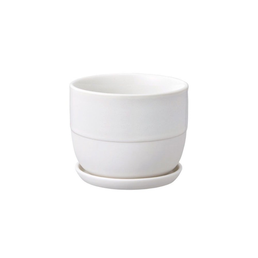 Accents KINTO | Plant Pot 193_ 140Mm / 6In Beige