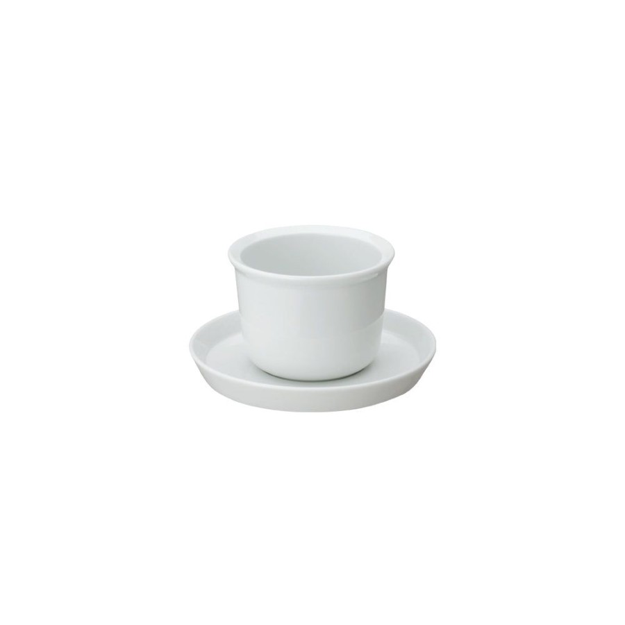 Coffee & Tea KINTO | Leaves To Tea Cup & Saucer 160Ml White